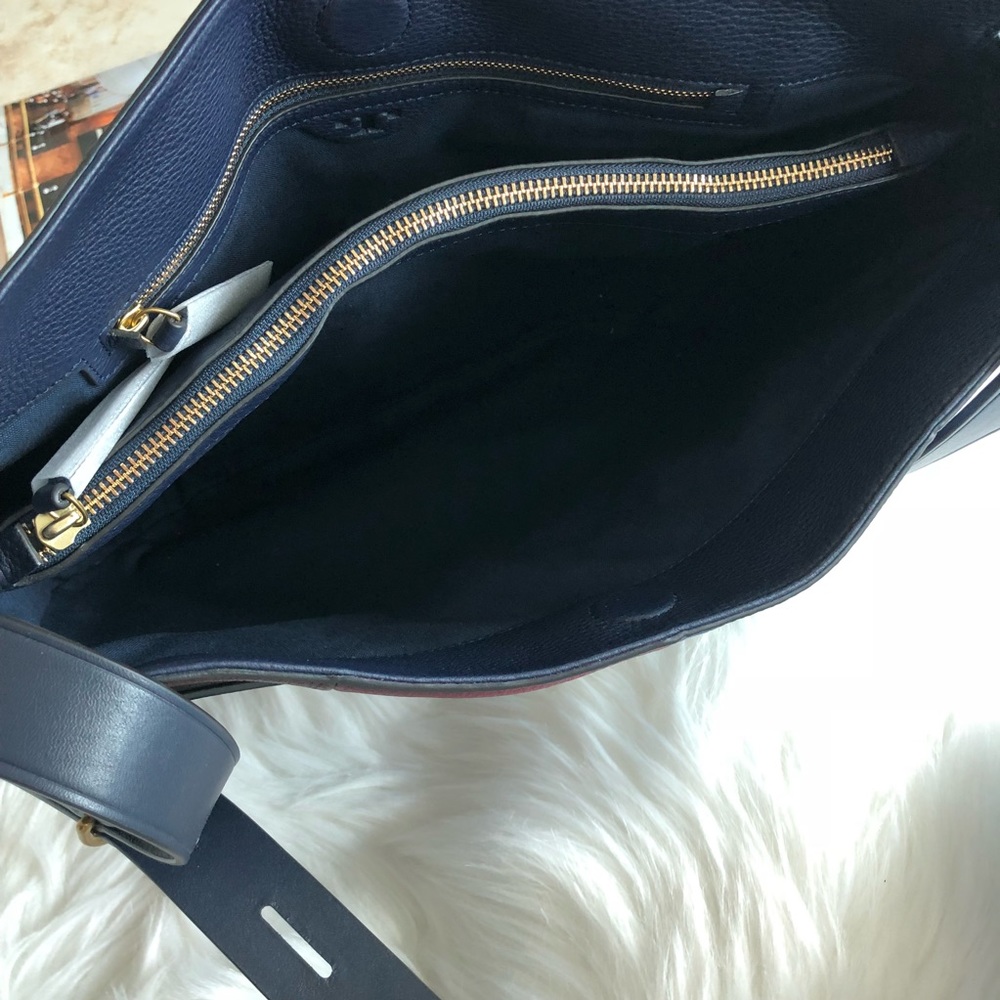 TORY BURCH Gemini Link Belted Striped Hobo - Picture 8 of 8
